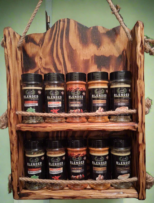 Custom-Made Hanging Spice Rack